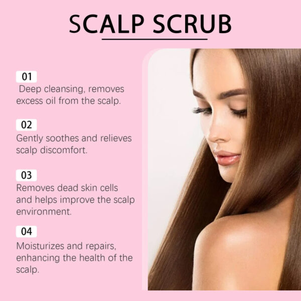 New Arrival Onion and Sea Salt Scalp Scrub Gentle Cleansing Hair Scalp Scrub Scalp Environments Improve Hair Scrub - Image 3