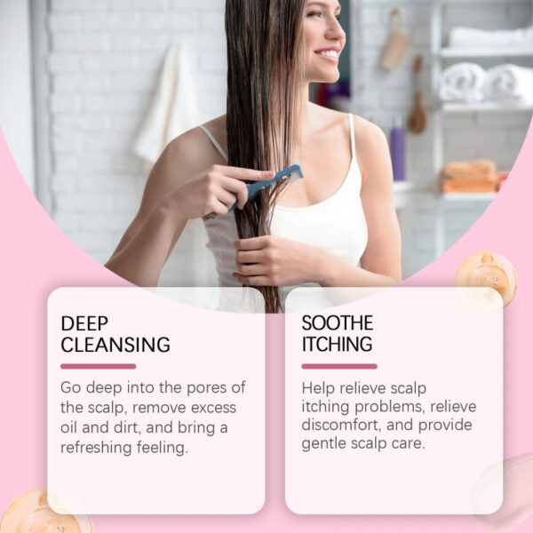 New Arrival Onion and Sea Salt Scalp Scrub Gentle Cleansing Hair Scalp Scrub Scalp Environments Improve Hair Scrub - Image 2