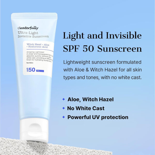 Spf50 Hyaluronic Acid Whitening Sunscreen Cream - Image 2