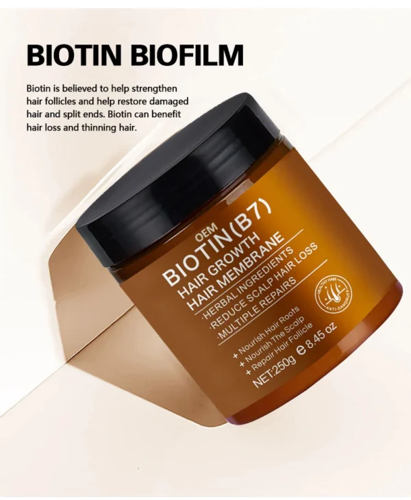 OEM/ODM Biotin Hair Growth Shampoo Set - Image 4