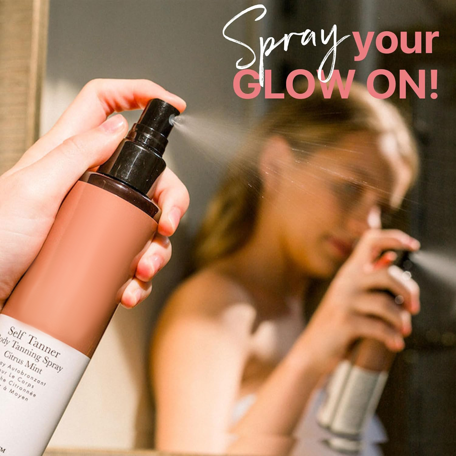 self tanning spray