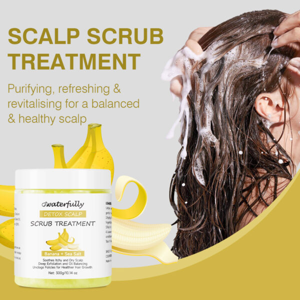 OEM/ODM Banana Hair Treatment Scalp Scrub​​ Shampoo - Image 4