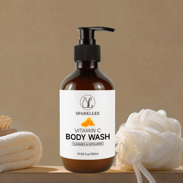 Private label Vitamin C Skin Whitening Body Wash Show Gel