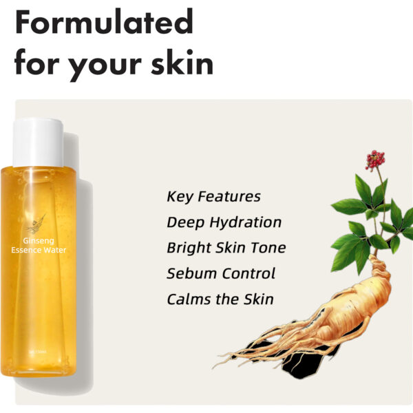 OEM/ODM Whitening Ginseng Face Toner - Image 4