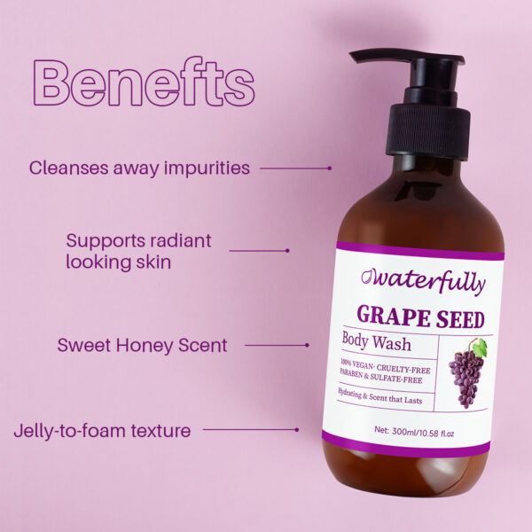 Grape Seed Body Wash Show Gel