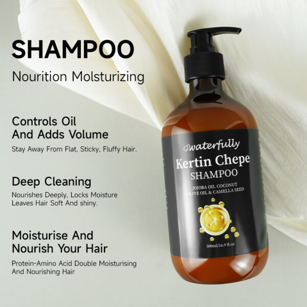 OEM/ODM Keratin Protein Repair Hair Treatment Shampoo And Conditioner - Image 2