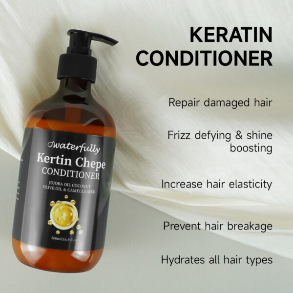 OEM/ODM Keratin Protein Repair Hair Treatment Shampoo And Conditioner - Image 3