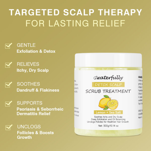 OEM/ODM Lemon&Citrus Treatment Scalp Scrub​​ Shampoo - Image 4