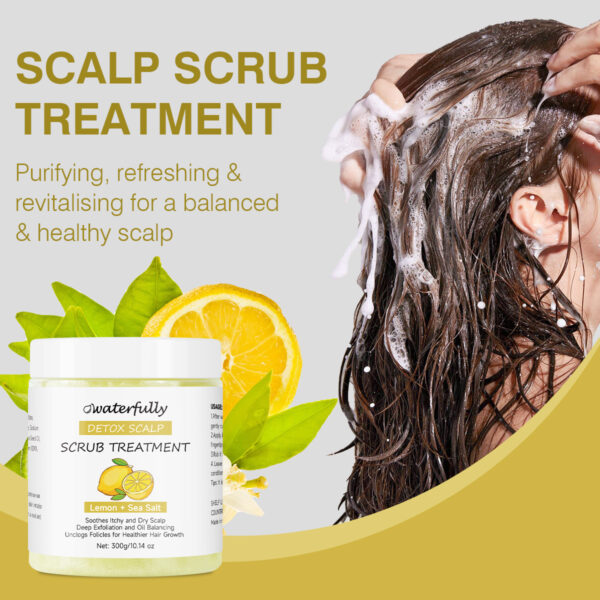 OEM/ODM Lemon&Citrus Treatment Scalp Scrub​​ Shampoo - Image 2