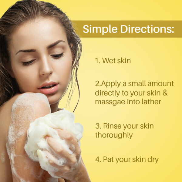 Private label Lemon & Citrus Pigmentation Correctors Body Wash Show Gel - Image 2