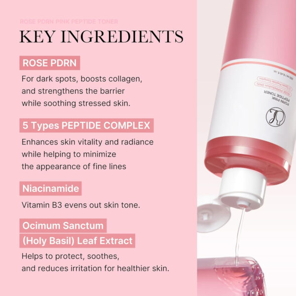 PDRN Pink Peptide Toner Improvement in Dark Spots/Pigmentation - Image 2