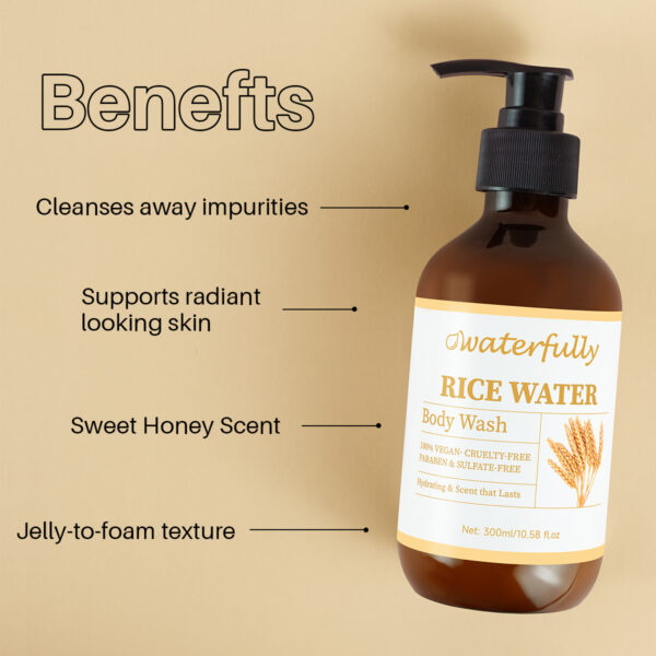 Private label Rice Water Body Wash Show Gel - Image 2