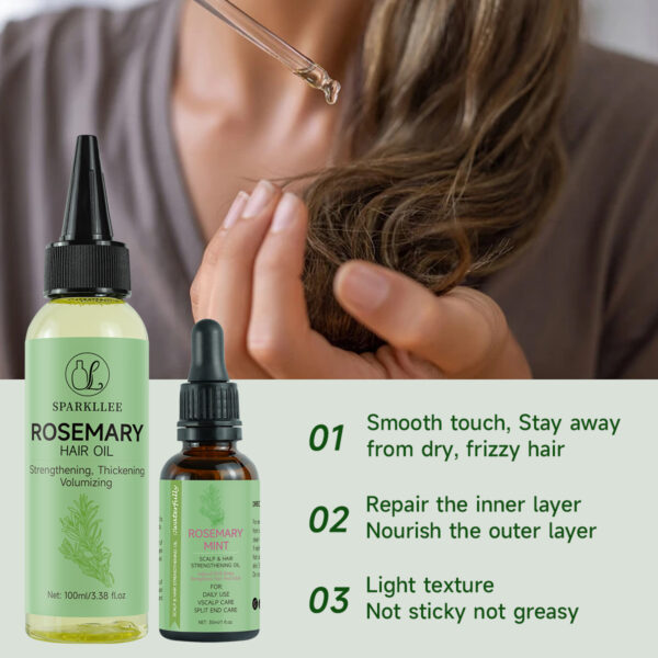 Rosemary Mint Purifying Hair Growth Shampoo Set - Image 4