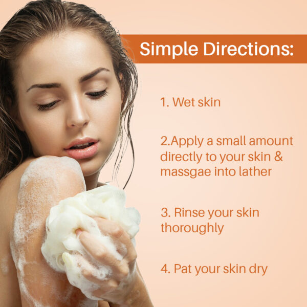 wholesale Turmeric VC whiteningAcne Treatment Body Wash Show Gel - Image 3