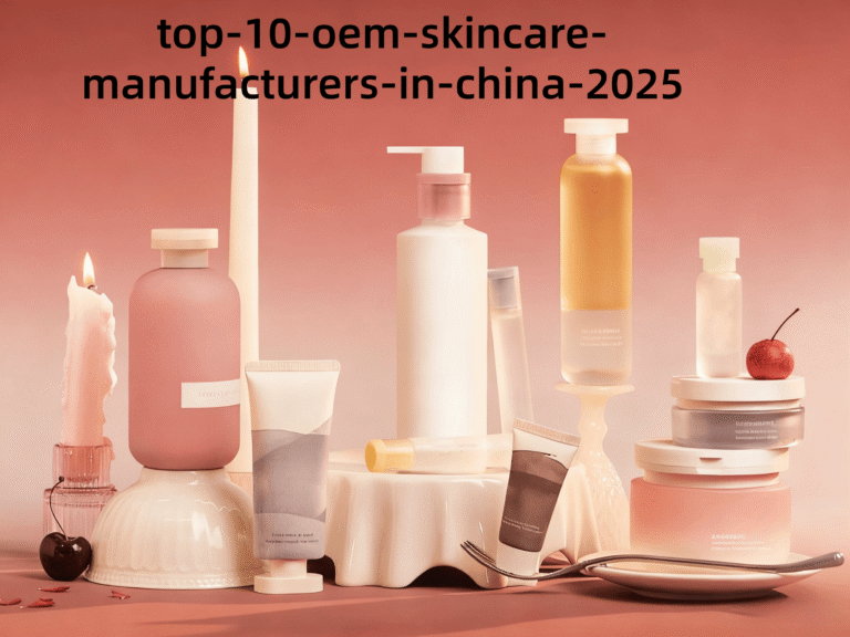 Top 6 OEM Skincare Manufacturers in China 2025