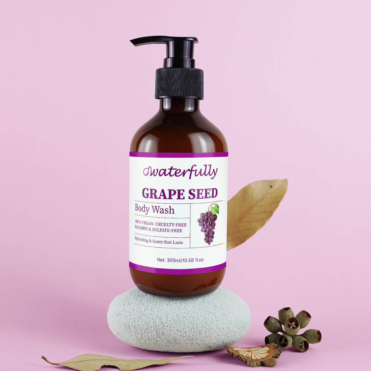 Grape Seed Body Wash | Antioxidant & Protective Skin Cleanser - Image 2