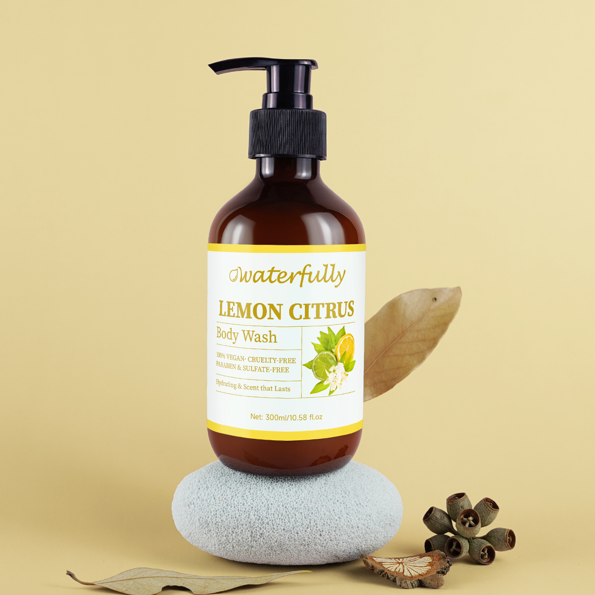 Lemon Citrus Body Wash | Refreshing & Skin Brightening Cleanser - Image 2