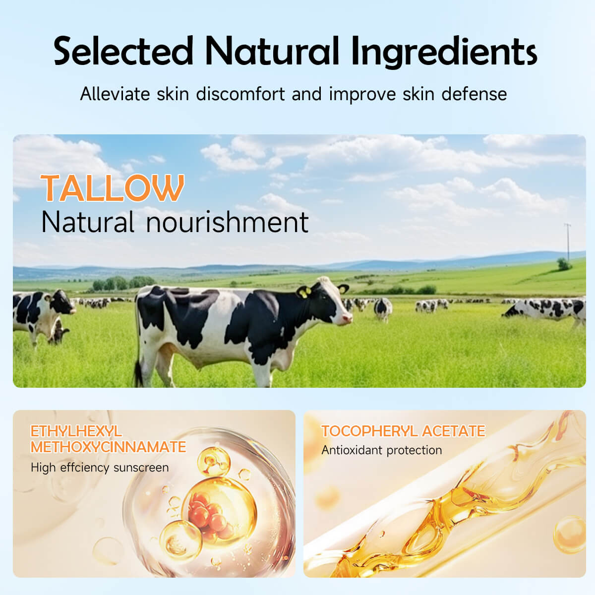 private label Tallow Zinc Oxide Sunscreen Long-Lasting Mineral SPF Protection UVA UVB - Image 5
