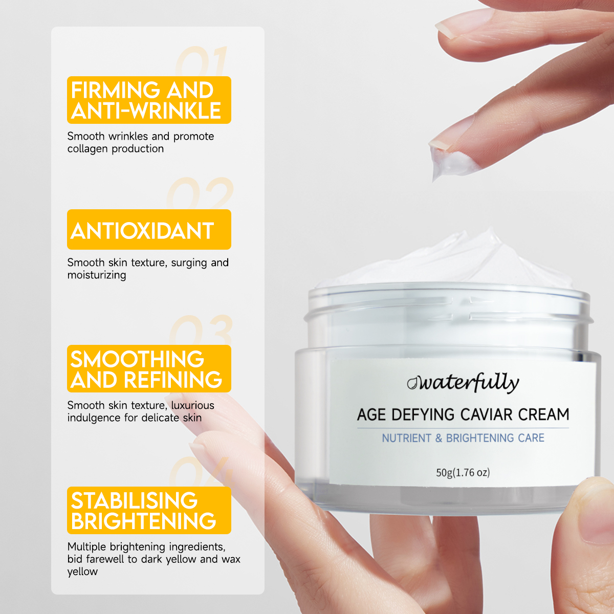 Caviar Face Cream | Firming · Brightening · Anti-Wrinkle - Image 6