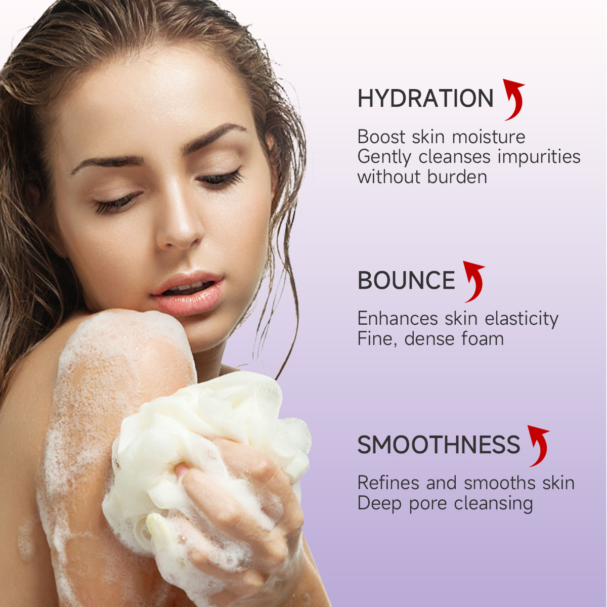 Lavender Shower Gel | Hydrating · Calming · Long-lasting Floral Scent - Image 3