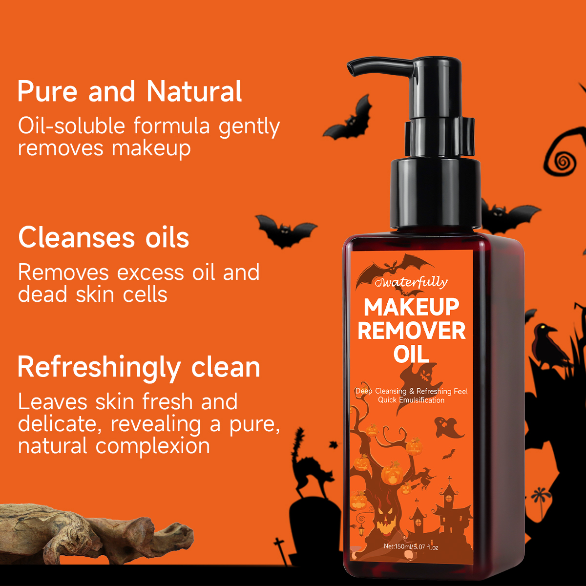 Camellia Makeup Remover Oil | Quick Emulsifying · Deep Cleansing · Water-Light - Image 7