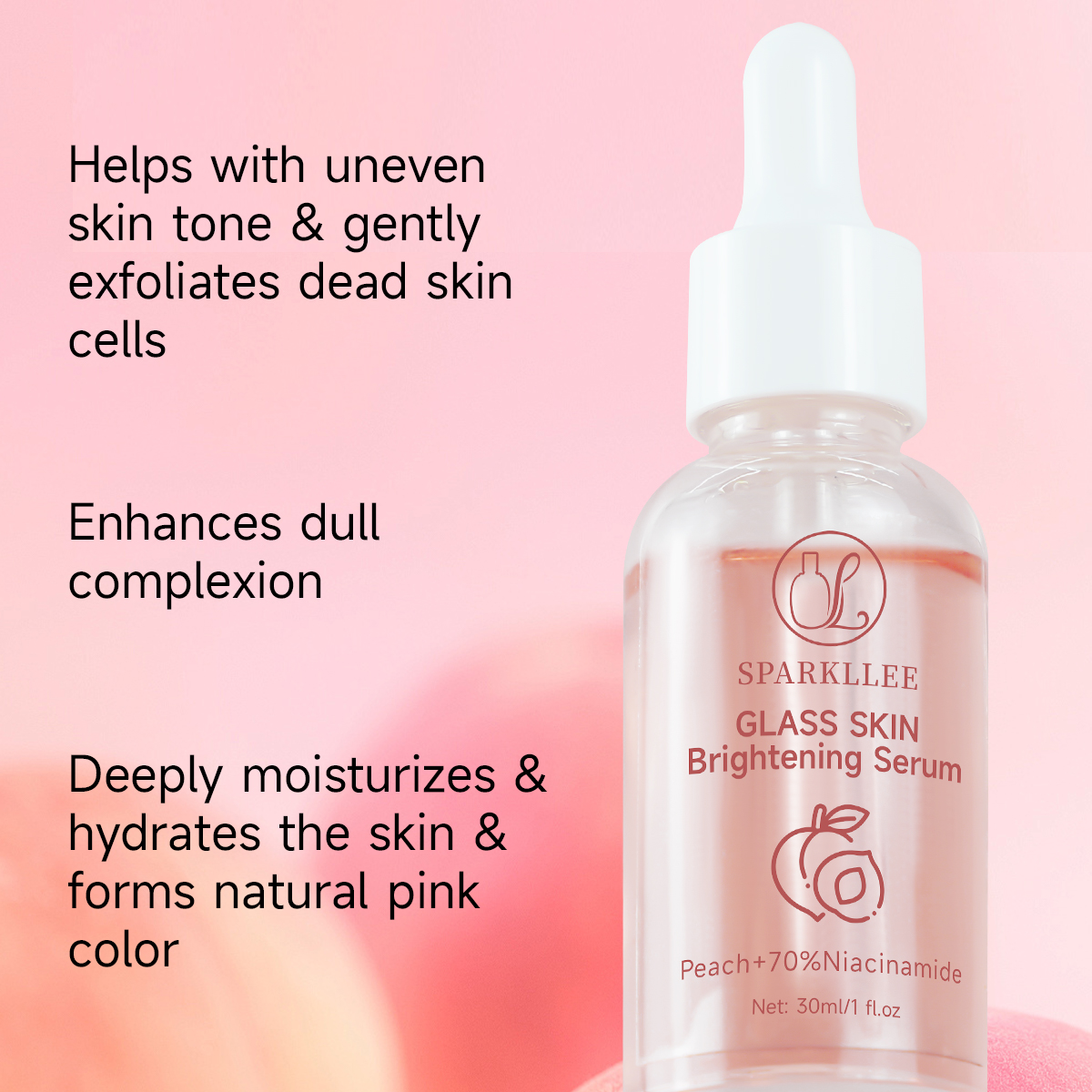 Glass Skin Peach & Niacinamide Set | Brightening · Moisturizing · Oil Balance - Image 5