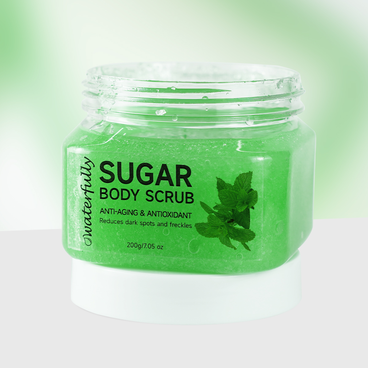 Sugar Body Scrub with Peppermint | Exfoliating · Brightening · Anti-Aging - Image 2