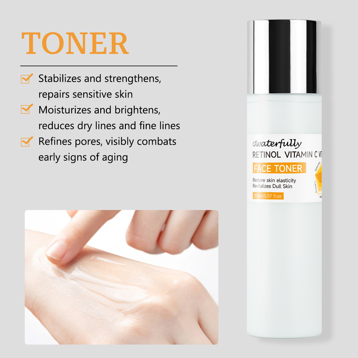 Waterfully Retinol Face Set | Lightening Spots, Smoothing Wrinkles - Image 3
