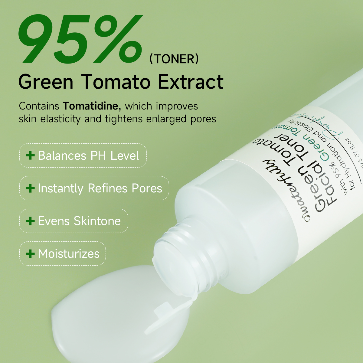 Green Tomato Skincare Set | Pore Tightening · Oil Control · Hydration - Image 7