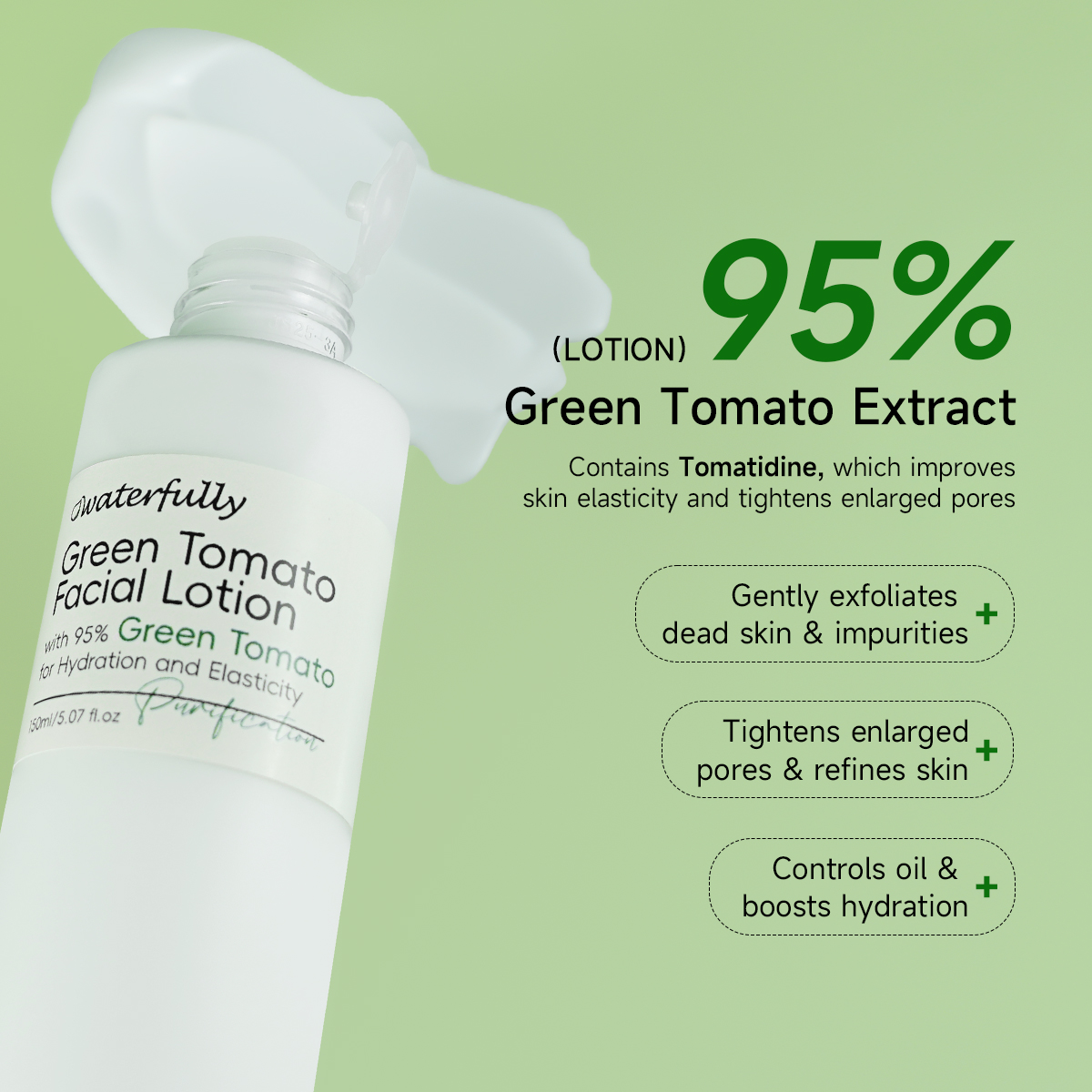 Green Tomato Skincare Set | Pore Tightening · Oil Control · Hydration - Image 6