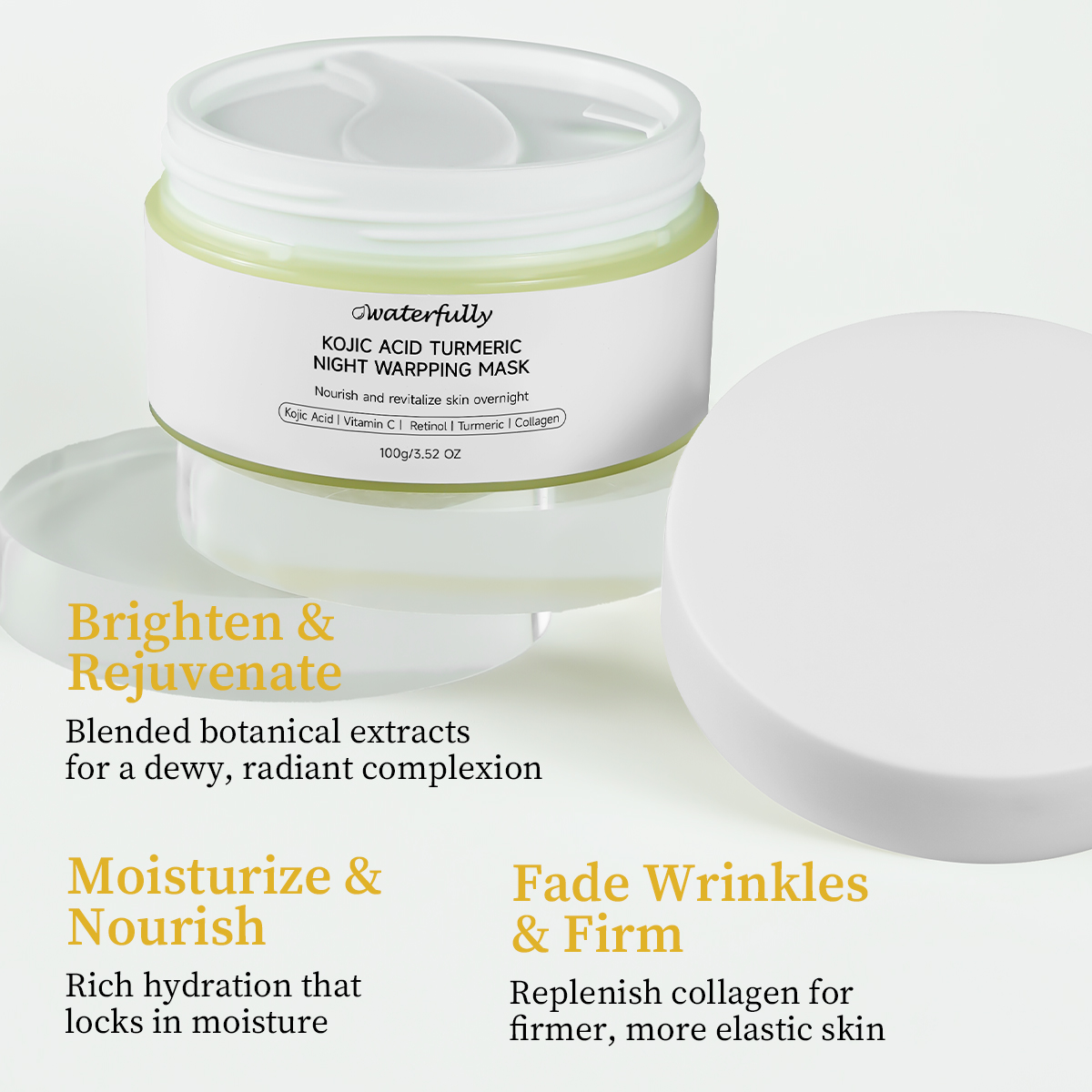 Turmeric Night Wrapping Mask | Brightening · Firming · Hydrating - Image 5
