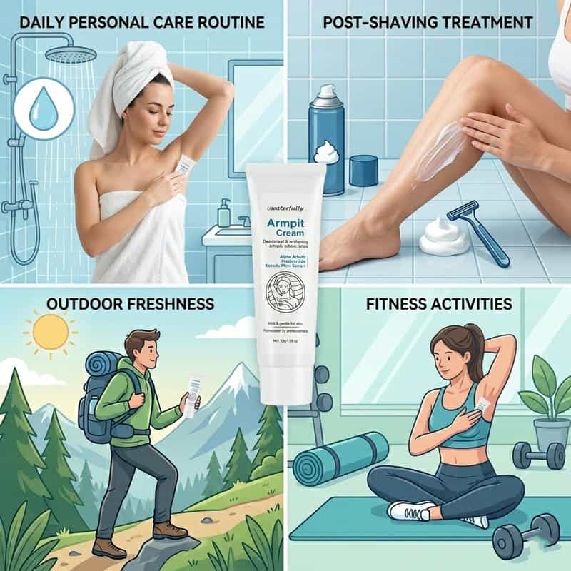Advanced Underarm Brightening Deodorant Cream with Alpha Arbutin & Niacinamide - Image 7