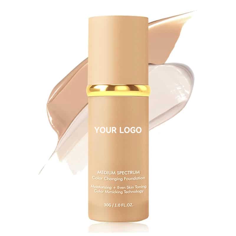 Private Label Hydrating Color Changing Foundation