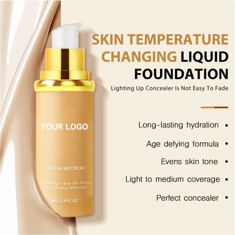Private Label Hydrating Color Changing Foundation - Image 2