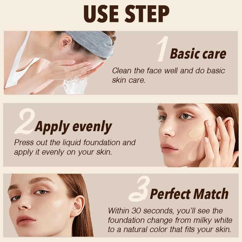 Private Label Hydrating Color Changing Foundation - Image 6