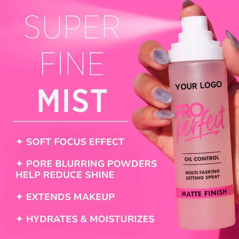 Private Label Blurring Matte Makeup Setting Spray - Image 2