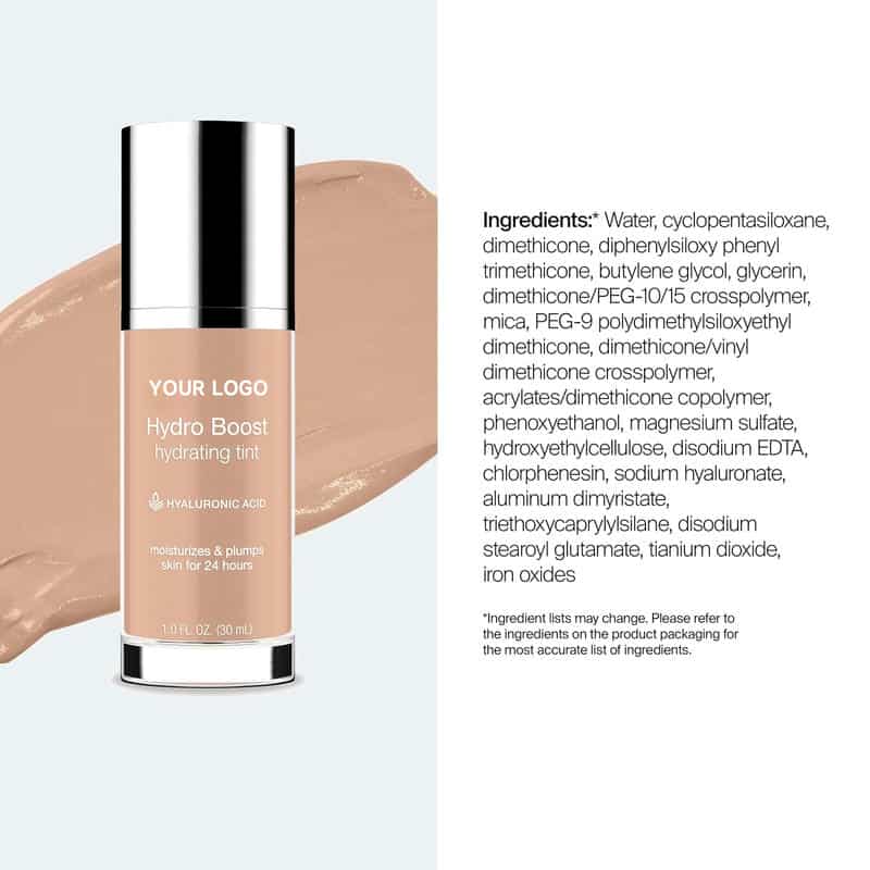 Private Label Hyaluronic Acid Hydrating Foundation - Image 2