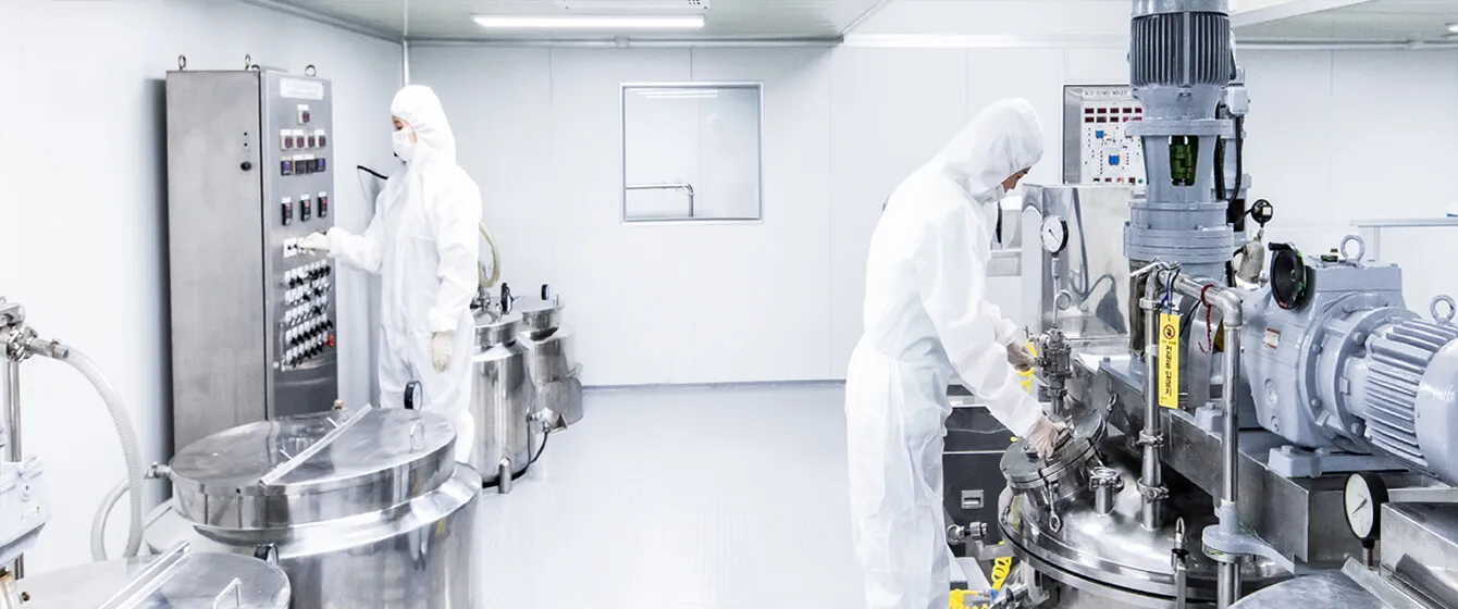 Qiaomei cosmetics factory and production facilities