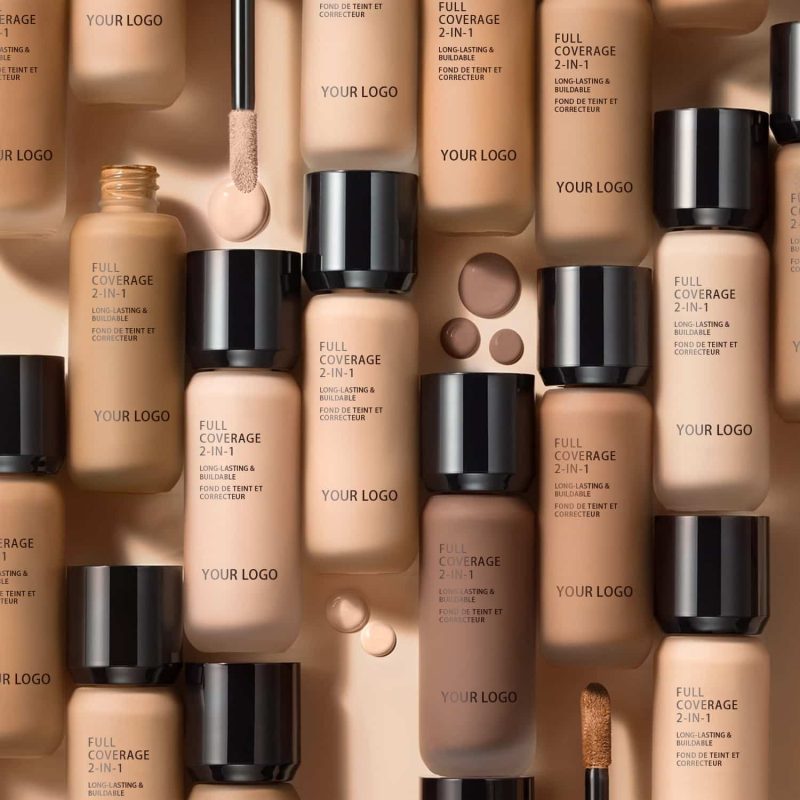 Private Label Long Lasting 2-in-1Foundation & Concealer 1